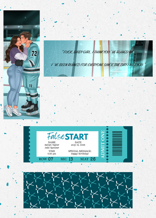 False Start Bookmark Swag Pack